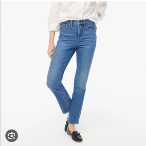 J Crew essential straight leg jeans in all-day stretch